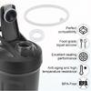 4pcs Lid Gasket Replacement for Blender Bottle Strada Flip Shaker Cup Water Bottle Parts Accessories with Hook, Silicone Seal Ring for Blenderbottle