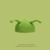 Ruffian Baby Monster Shrek Knitted Pullover Autumn and Winter Devil Long Braid Cartoon Handmade Wool Hat Tide