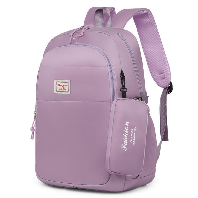 

TS JYL laptop bag,2025 Student Backpack Large High Value Women Lightweight Foreign Trade OneSize фіолетовий