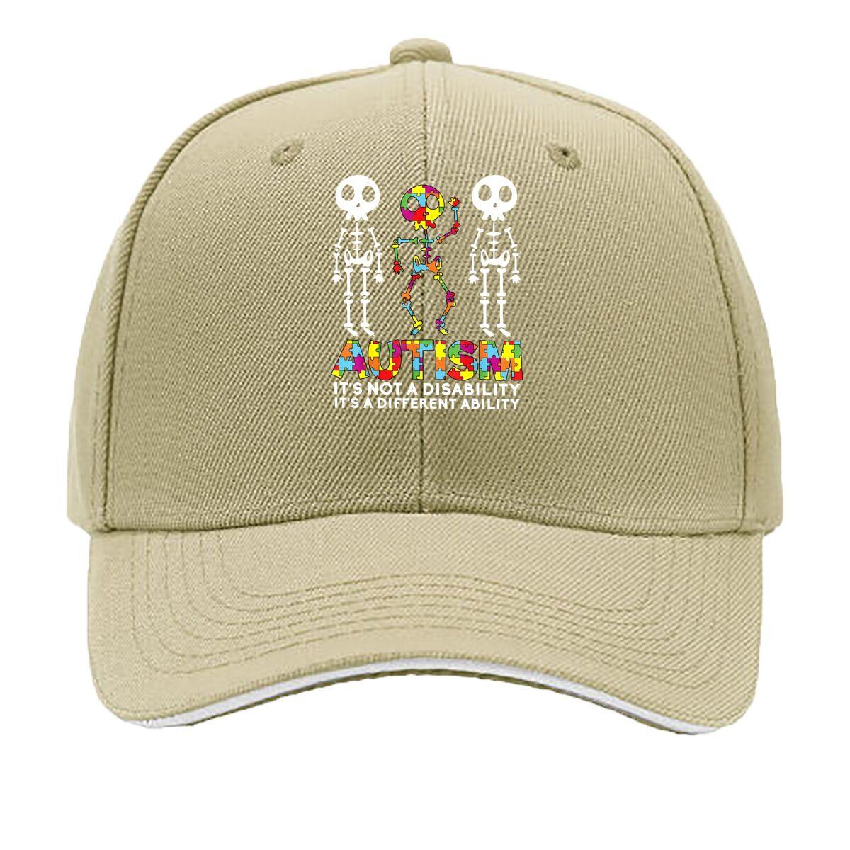 

Autism Awareness Art Sandwich Baseball Cap One Size хаки