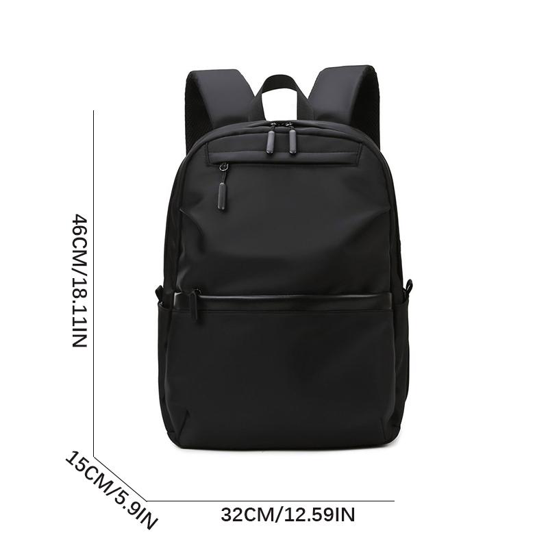 1 14 Inch Large Capacity Leisure Schoolbag Sports Simple Men And Women Universal Computer Backpack With Pendant