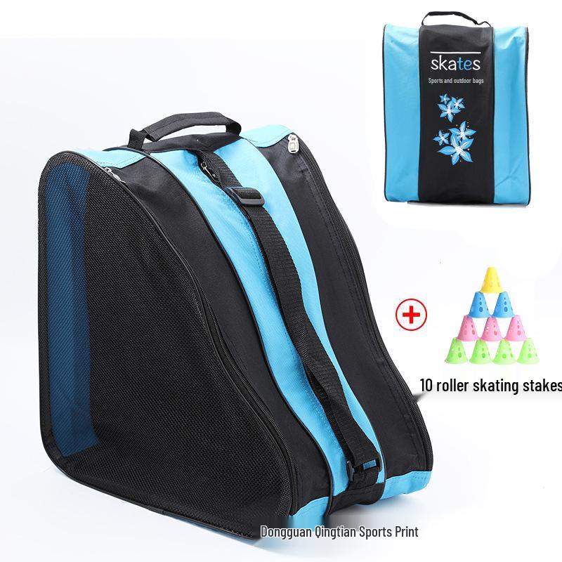 Professional Skating Bag for Kids & Adults - Inline Skates Ice Skates Storage, Breathable, Single Shoulder Design