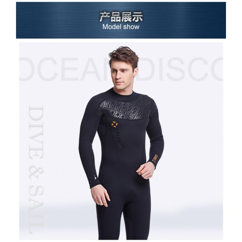 3MM Diving Suit Men Women With Neoprene Thick Thermal Deep Snorkeling One-piece Surfsuit