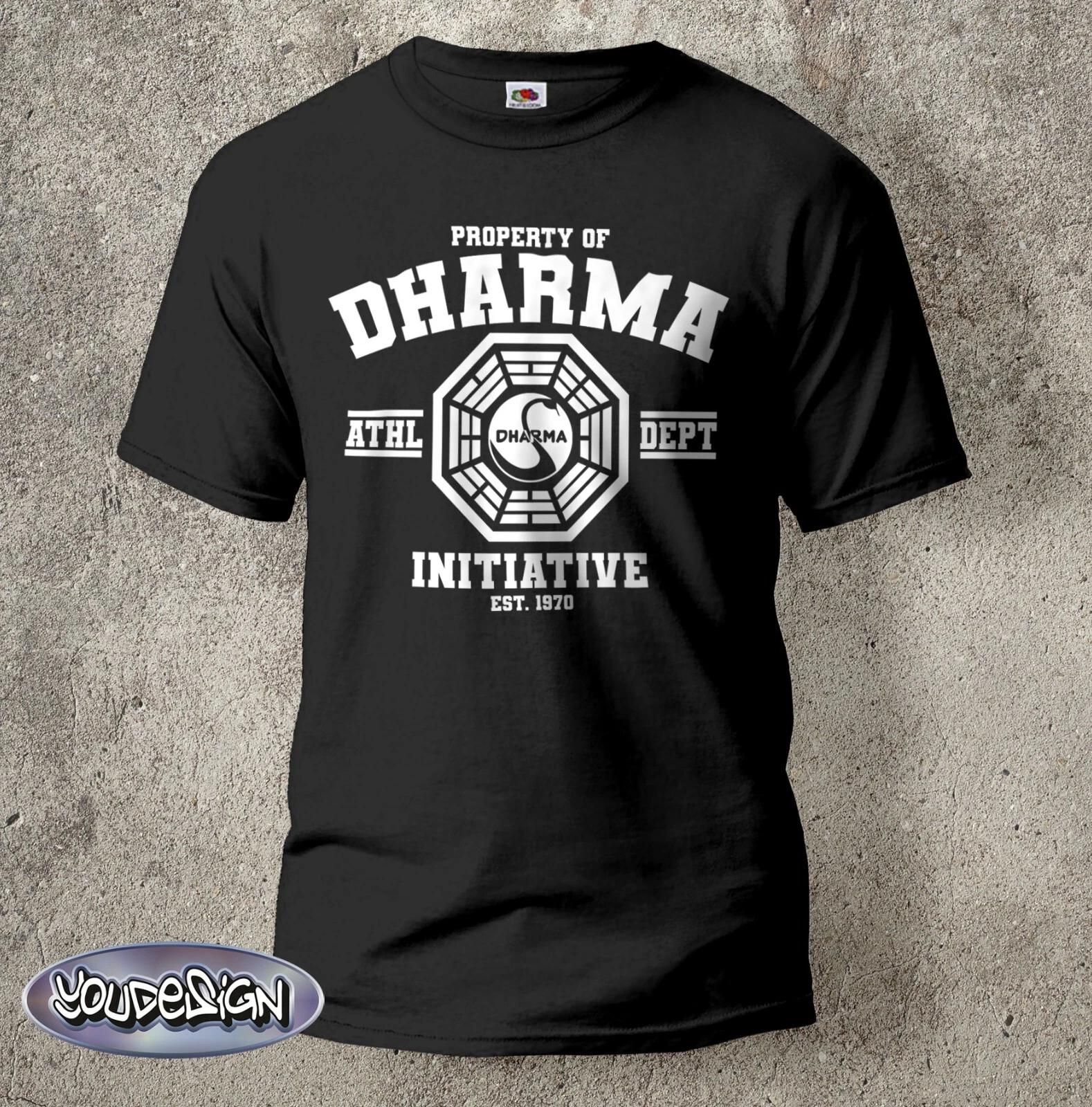 Property of Dharma Shirt Initiative Oceanic Lost Airline Fan Fun T-Shirt S-5XL M