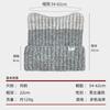 Two-tone cute cat ear knitted hat for women, autumn and winter, cold-proof, ear-protecting, face-slimming pullover beanie