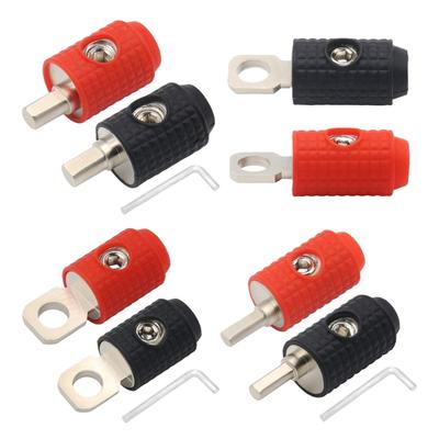 Multiple Gauge Wire Adapter Connector For Car Subwoofer Amplifier Systems Supporting Various Cable Sizes In Auto Modification