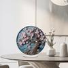 2D Flat Acrylic Diamond Art Tabletop Clock Art Craft for Home Decoration Creative Gift