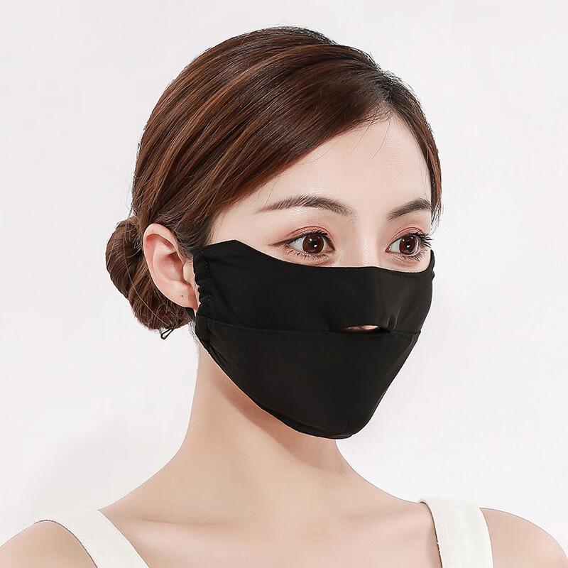 Women s Ice Silk Sun Protection Cycling Face Mask