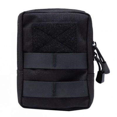 Outdoor Tactical MOLLE Medical Pouch - EDC Tool & Accessory Bag, Military Fan Phone Holder