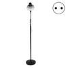 Metal Floor Lamp with Flexible Swing Arm Adjustable Standing Lamp for Home Bedroom Office Study