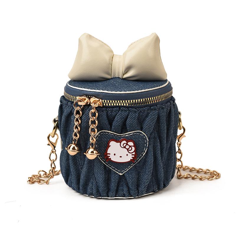 

Chic Bow Bucket Bag: Cute Crossbody Coin Purse for Girls