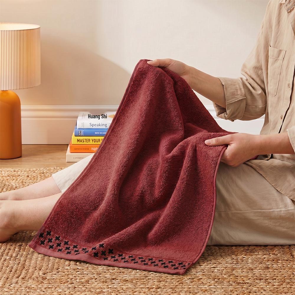 Custom Bamboo Jacquard Bath & Face Towels - Soft, Absorbent, Plain Color