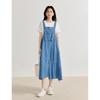 Inman Women's Lyocell Cotton Denim Overall Dress