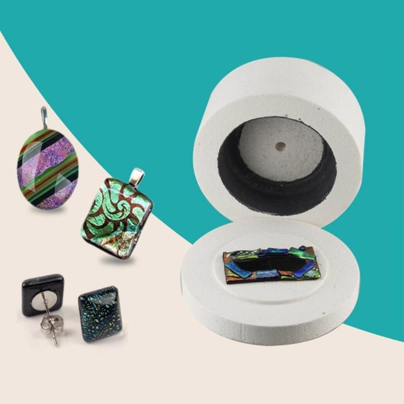 Jewelry Making Set Microwave Kiln Mold Glass Crafting Set Glass Fusing Kiln Microwave Kiln Set Suitable for Glass Fusing