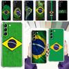 Phone Case For Samsung Galaxy S26 S25 S24 S23 S22 Ultra S20 S21 FE 5G Plus Soft Clear Cover Large Brazil Flag