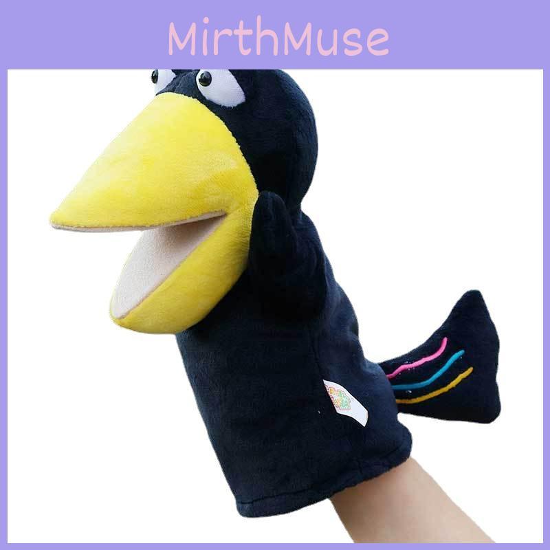 Mouth Crow Open Hand Doll Jungle Animal Children Storytelling Gloves Soothing
