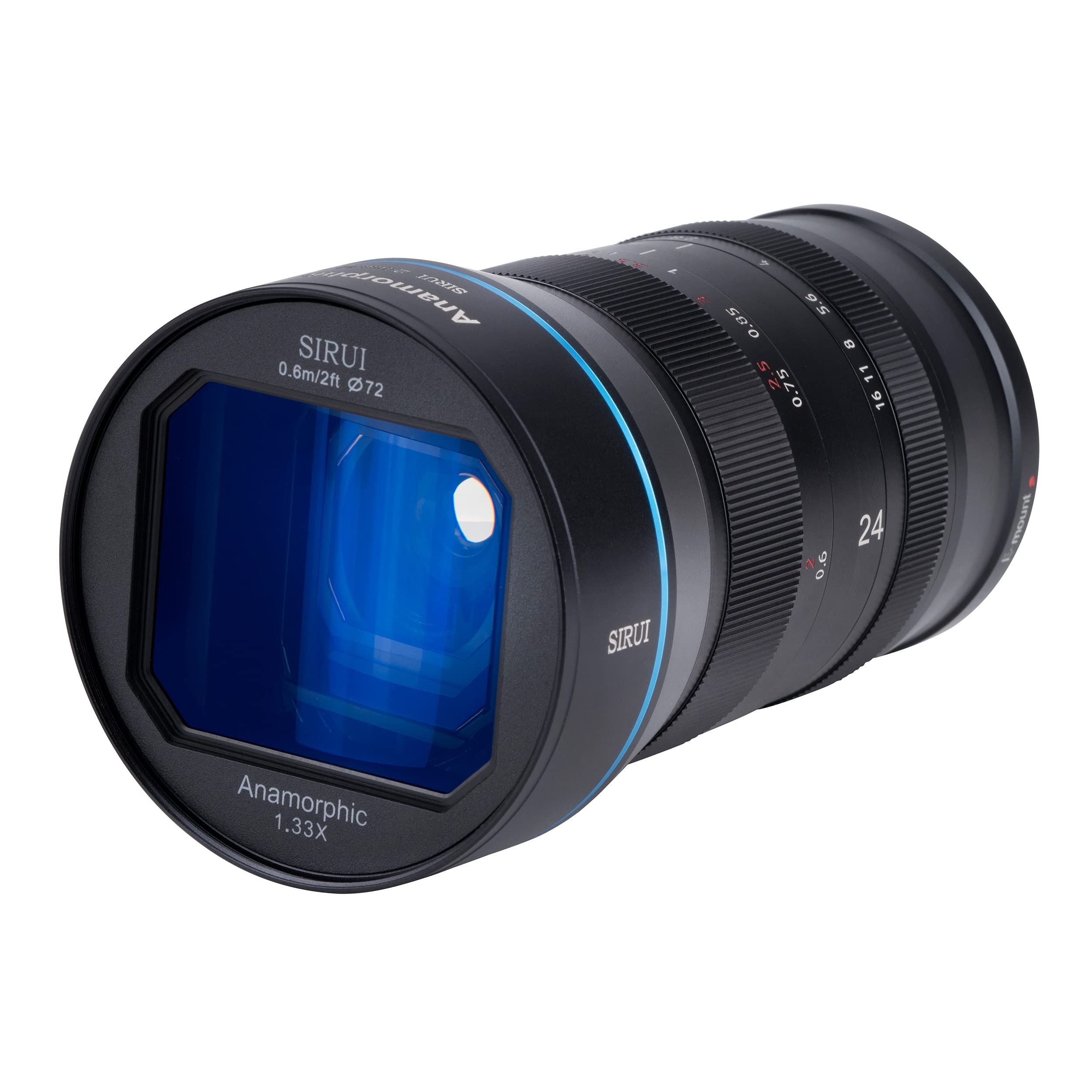

SIRUI 24mm Anamorphic Lens for Canon F2.8 1.33x EF-M [Black] чорний