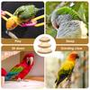 Bird Perch Platform Stand Wood Bird Platform Parrot Stand Playground Cage for Small Anminals Rat Hamster Gerbil Rat Mouse