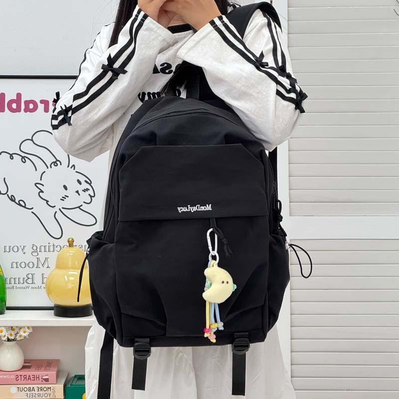 Junior School Bag Women's Large Capacity Backpack Computer Travel Backpack