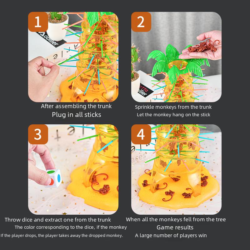 Monkey Tree Climbing Game: Interactive Multiplayer Educational Toy