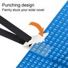 24 Stück/Set Lochdesign Pool Solarabdeckung Aufrollvorrichtung Zubehör für Poolabdeckungen