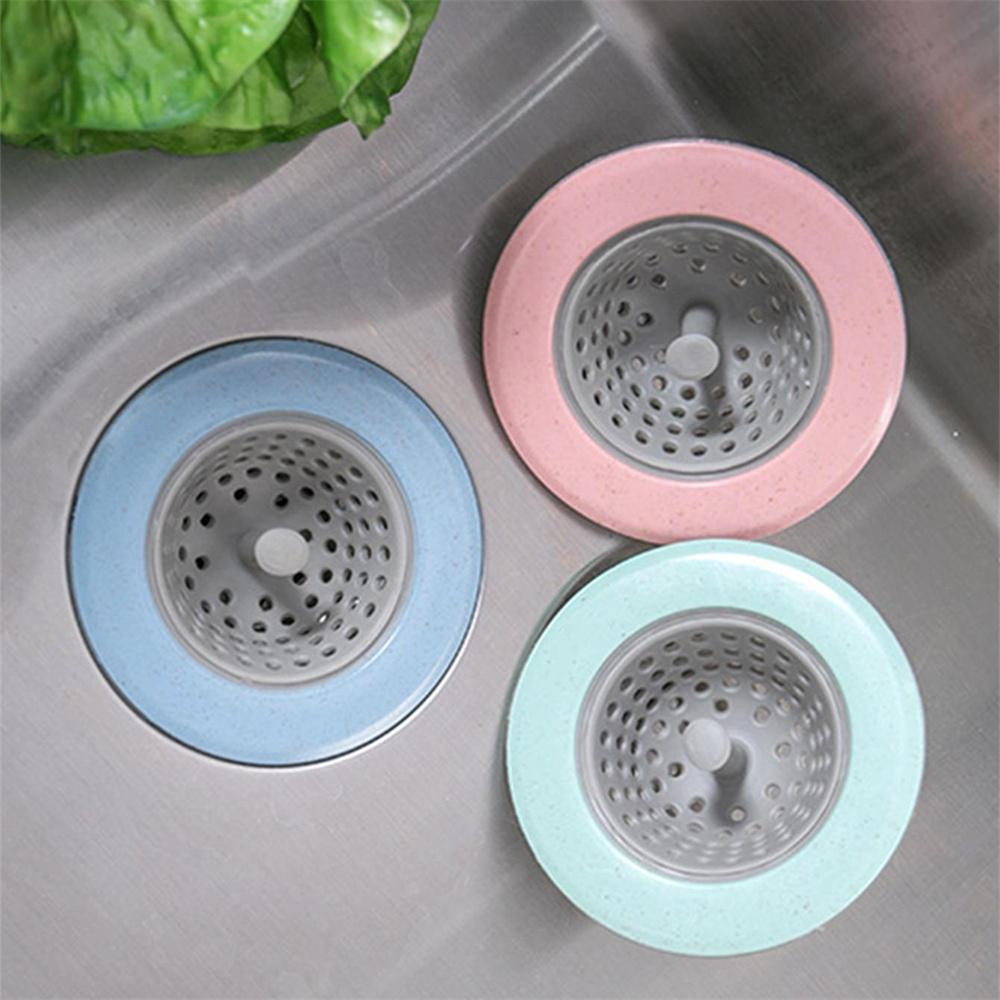 Silicone Anti-Cloggin Floor Drain Hair Stopper Bath Catcher Bathroom Accessories Kitchen Sink Strainer Sewer Filter Shower Cover