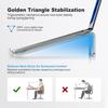 A Foldable Laptop Stand Suitable for Desktops, A Universal Laptop Ventilation Stand in Silvery
