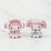 Cute My Melody Pvc Figurine Adorable Collectible Blind Box Cake Car Ornament