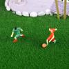 10pcs Mini Making Football Game Scene Colorful Football Sports People