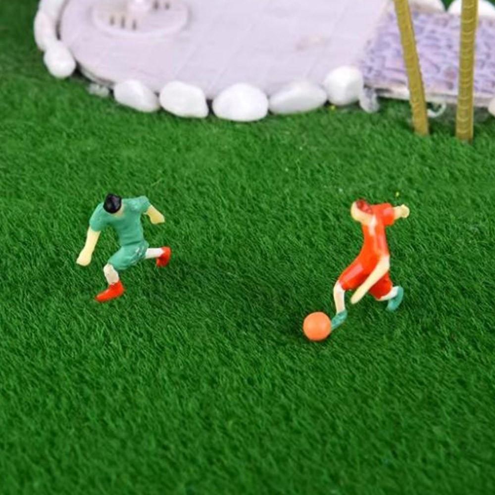 10pcs Mini Making Football Game Scene Colorful Football Sports People