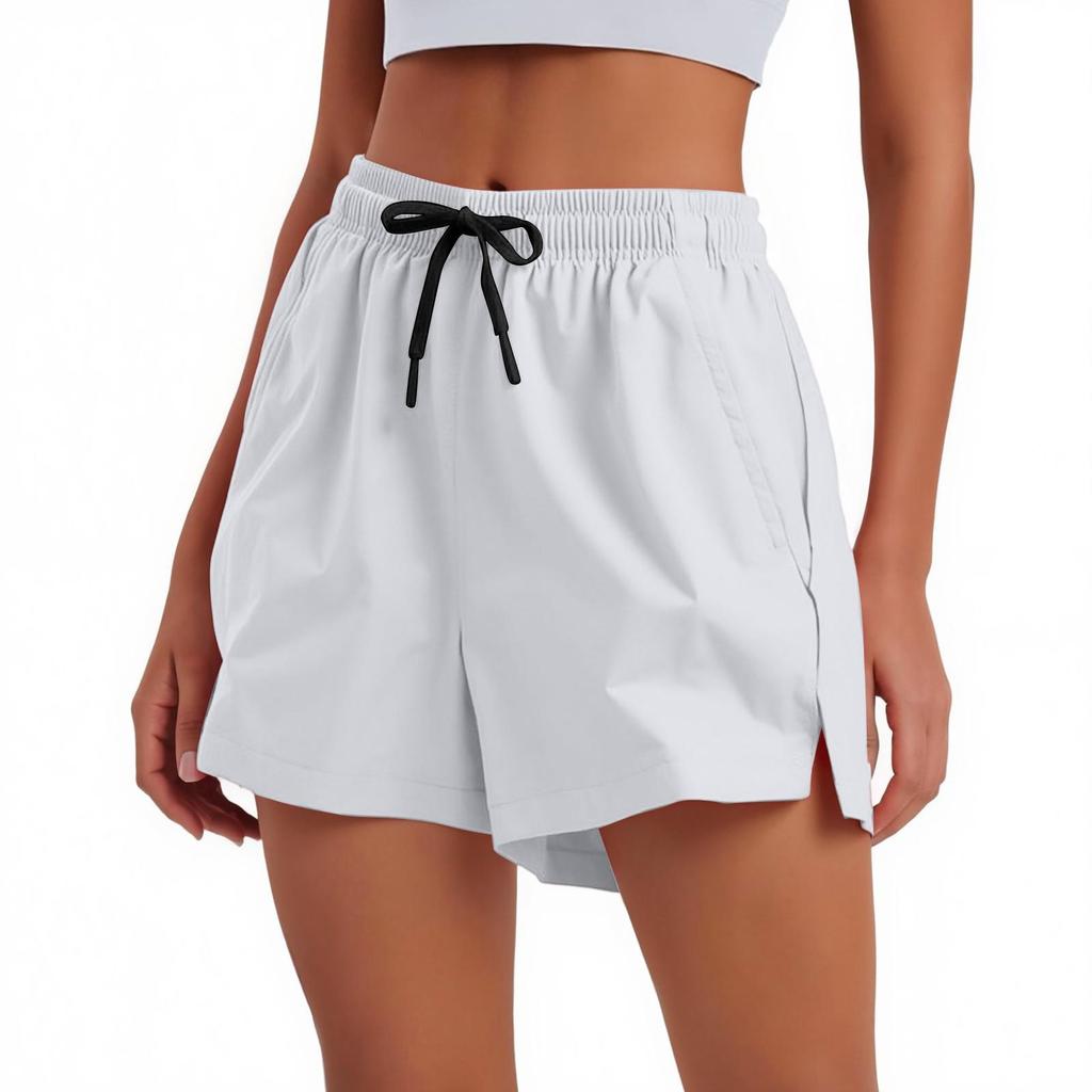 Women's Sports Shorts Casual Loose Solid Color Breathable Quick Drying Shorts