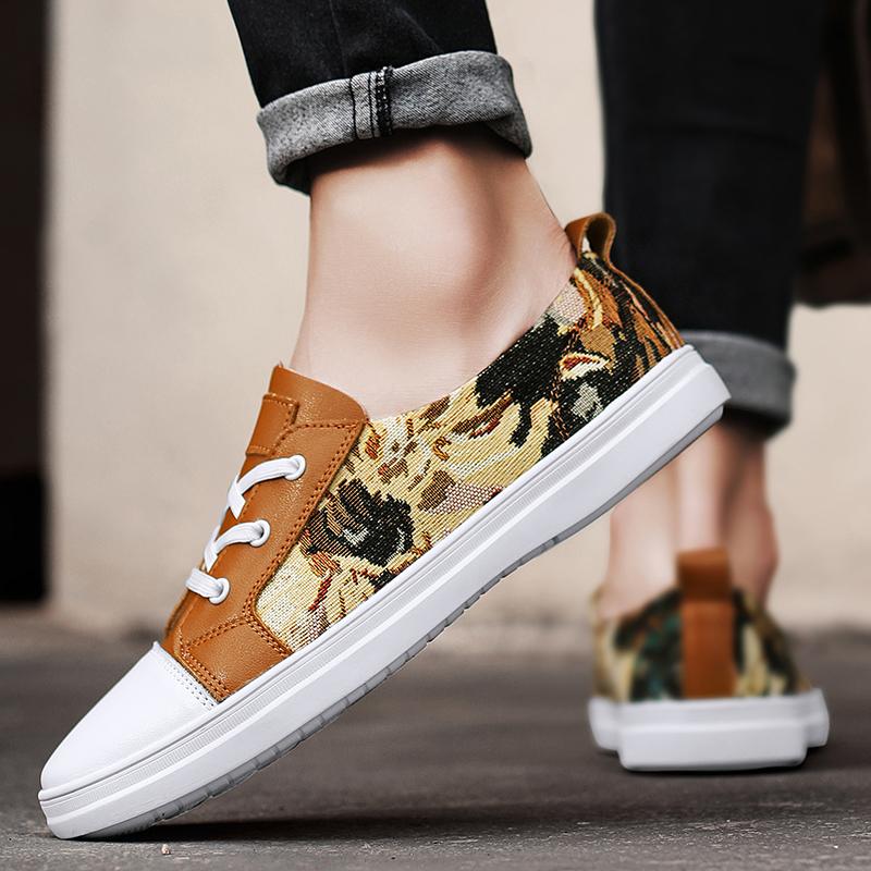 Fashion Trendy Men's Board Shoes Fashion Designer Style Outdoor Street Walking Daily Office and Business Comfortable Quality Shoes