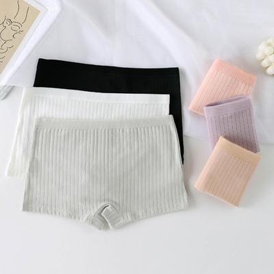 Chiloți pentru femei, slim fit, culoare uni, centură elastică, talie mijlocie, respirabilitate bună, boxeri pentru femei, lenjerie de zi cu zi pentru femei