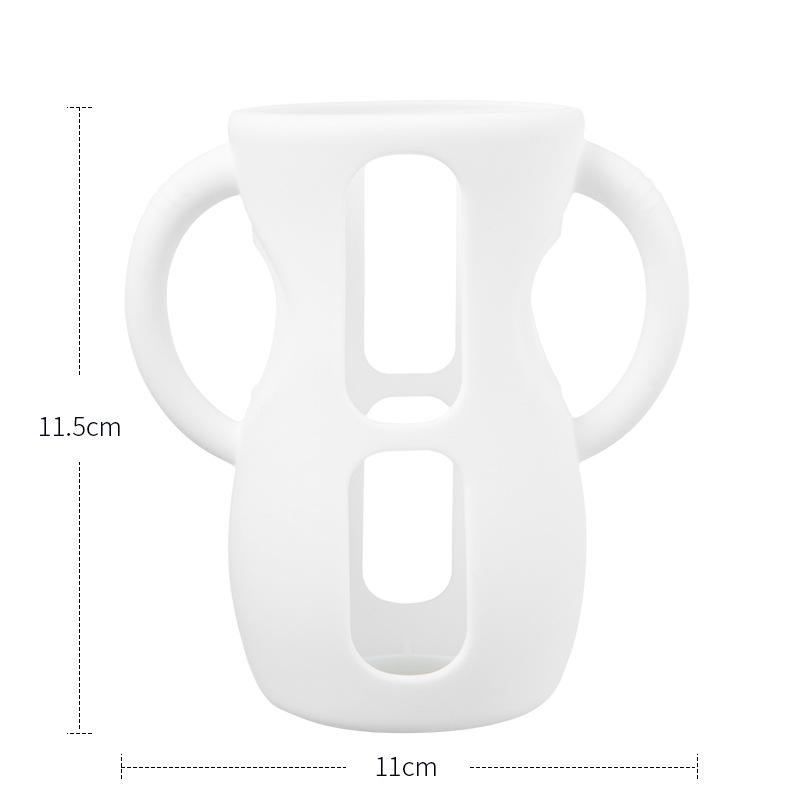 Philips Avent Biberonlarla Uyumlu Silikon Bebek Biberonu Kılıfı Yumuşak Esnek Koruyucu Kılıf Çift Kulplu Kolay Tutuş ve Stabilite İçin