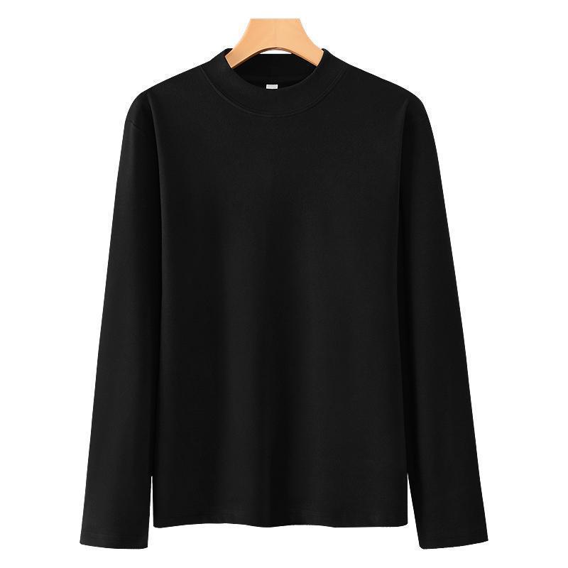 Men's Double-Sided German Velvet Fleece-Lined Long-Sleeve Warm Top