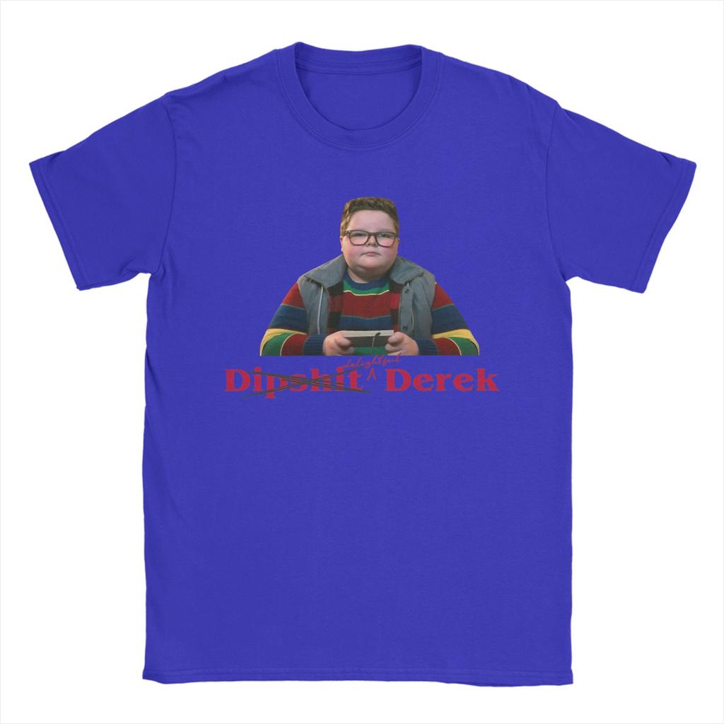 Delightful Derek TShirt for Unisex Humor Cotton Tee Shirt Round Collar Short Sleeve T Shirt Plus Size Clothes