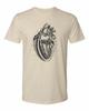 Cottage Cult Clothing Tee T Shirt Cotton Medical Anatomy Victorian Art Heart #1