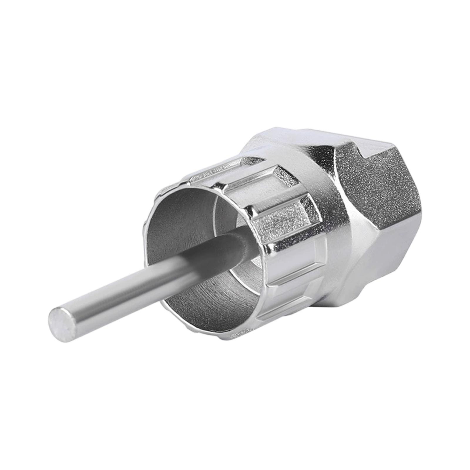 

Flywheel Tool – Card-Type Quick Installation & Disassembly Sleeve for Mountain & Road Bikes, Fixed Rod Design One Size серебряный