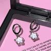 Shining Colorful Moonlight Stone Star Gothic Cute Dream Fairy Pendant Earrings for Egirl Y2K EMO 2000s Harajuku Vintage
