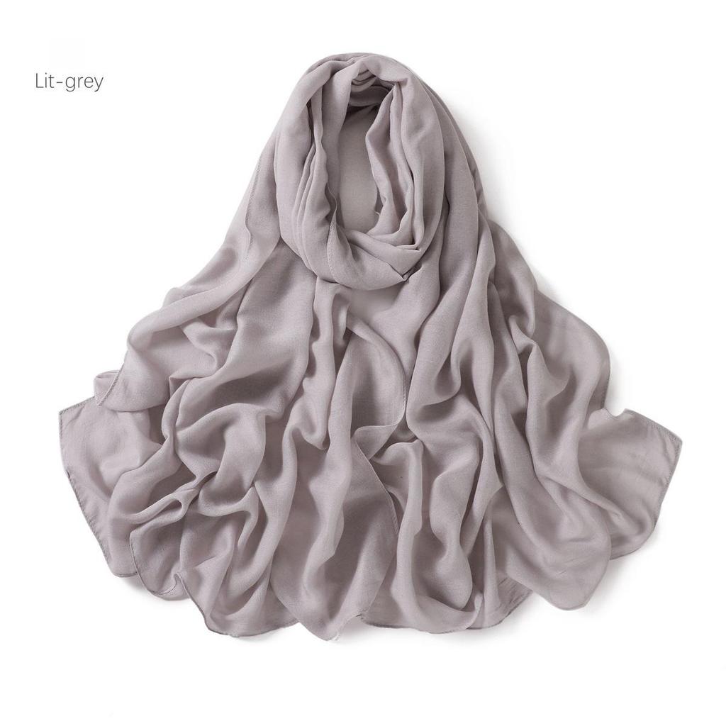 "High-Quality Modal Rayon Women's Shawl: Thin, Breathable, Cotton-Linen Blend Scarf"