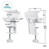Sanwa Direct Power Strip Fixing Holder, Clamp Type, Desk Mount [Eliminates the Inconvenience of Misaligned Power Strips] 200-CB009