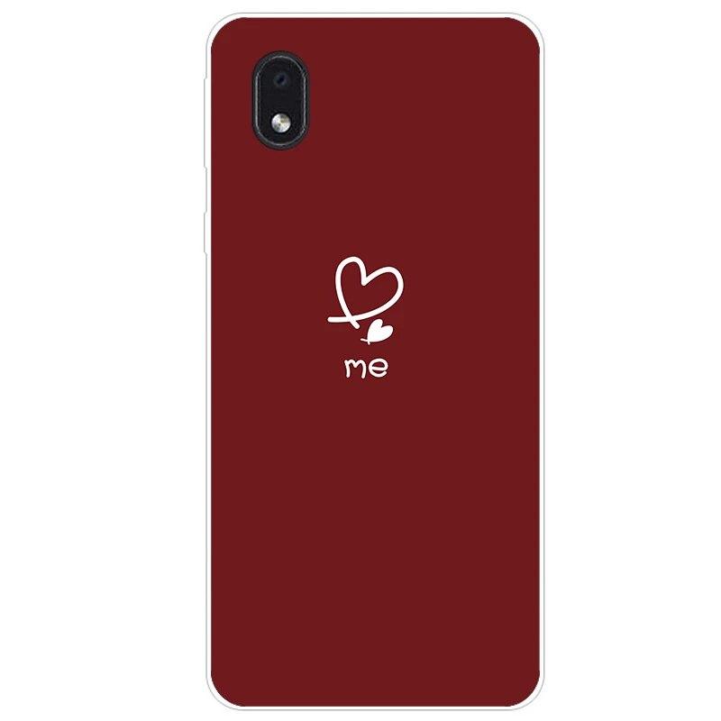 For Samsung Galaxy M01 A01 Case For Samsung Galaxy M01 Core Soft Case Cover M 01 A01 Core Fashion Protect Black Silicone Cover