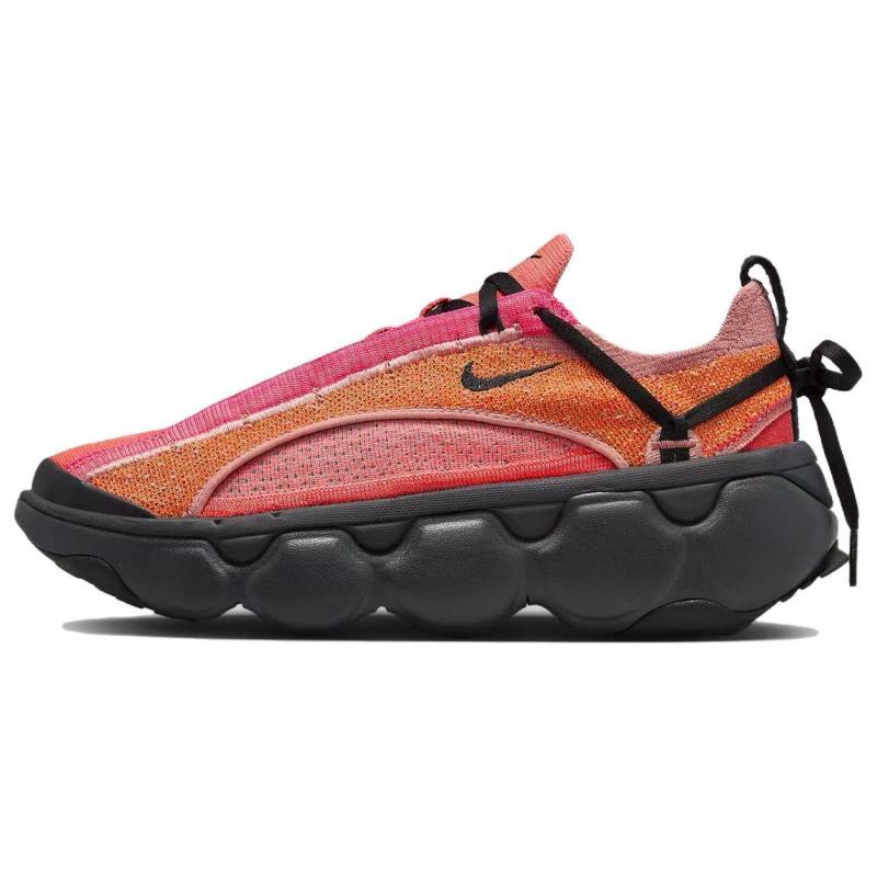 Nike Flyknit Bloom Hot Punch Red Stardust Dark Smoke Grey Black Women's Sneakers FD2149-600