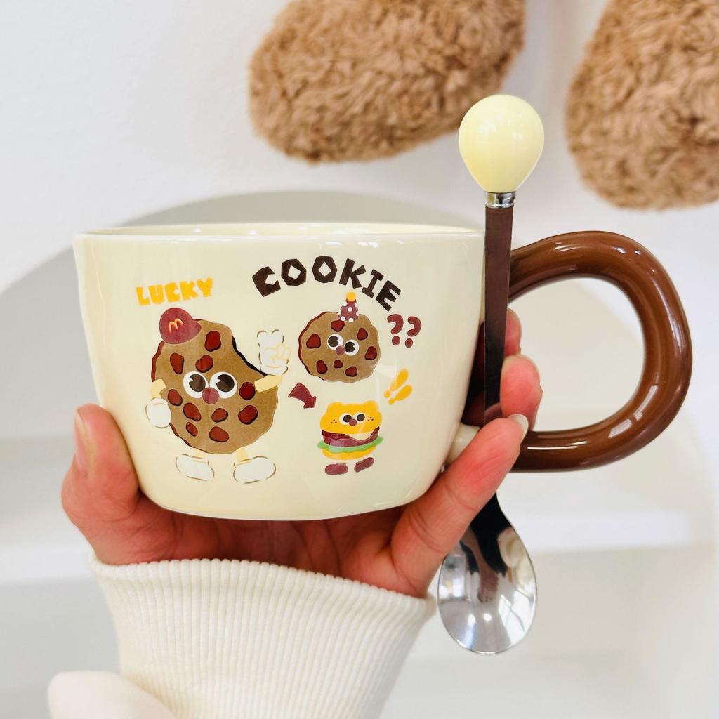 Souvenir Gifts Pastoral Style Single Cup Sunflower Ceramic Cup Household Set Mug Tulip Cup