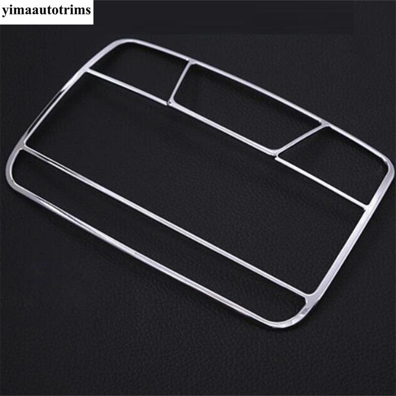Roof Reading Lamp Light Frame Decoration Cover Trim For Mercedes Benz C CLASS W205 / GLC X253 2015 - ABS Chrome Accessories