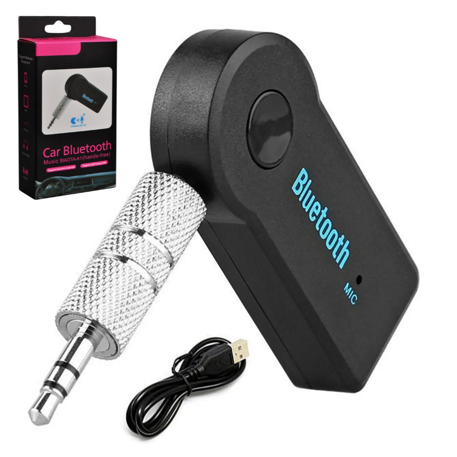 

2 в 1 беспроводной Bluetooth 5.0 приемник адаптер 3,5 мм разъем для автомобильной музыки аудио Aux A2dp наушники приемник громкой связи Bluetooth receiver v5.0 чёрный