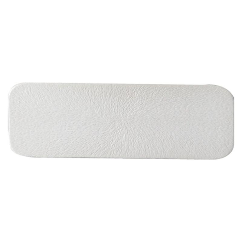 Multipurpose Ceramic Serving Dish Rectangular Plate For Sushi Appetizers Dessert Household Snacks Plate Easy To Clean