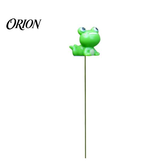 Miniature Frog Figurines for Plants Garden Stakes, Waterproof Resin Ornaments, Cute Figurines, Succulents Small Frogs Planters Pots Decoration Potted