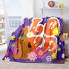 Halloween fantasy comedy adventure cartoon movie Scooby-Doo blanket soft home furnishing nap decoration four seasons warm Sherpa blanket U8