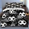 Soccer-themed design. Bedding Duvet cover sets Duvet covers Pillowcases gifts (1 * Duvet Cover 2 * Pillowcases, without duvet insert)